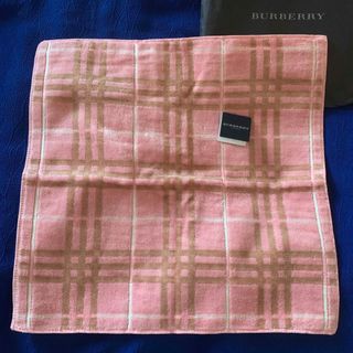 バーバリー(BURBERRY)のBURBERRY バーバリー　タオルハンカチ　新品(ハンカチ)