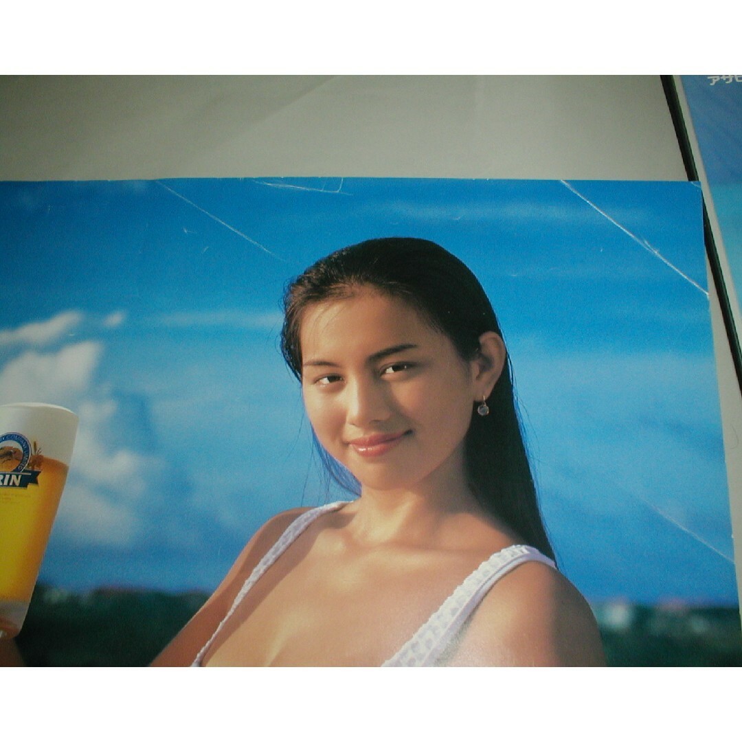 キリンビール　1996年　米倉涼子 　B2水着ポスター