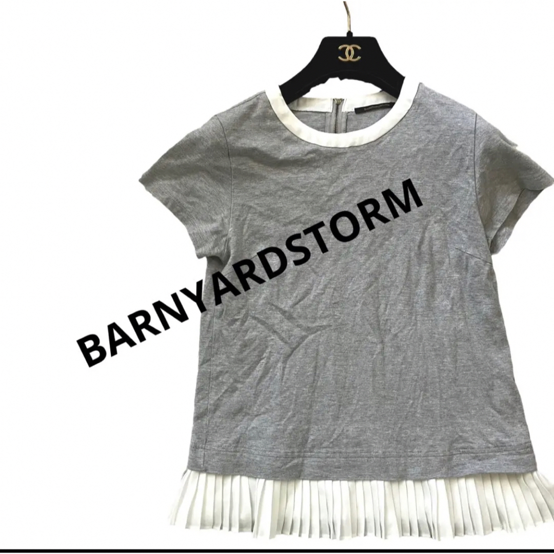 BARNYARDSTORM - バンヤードストームBARNYARDSTORM裾プリーツグレー