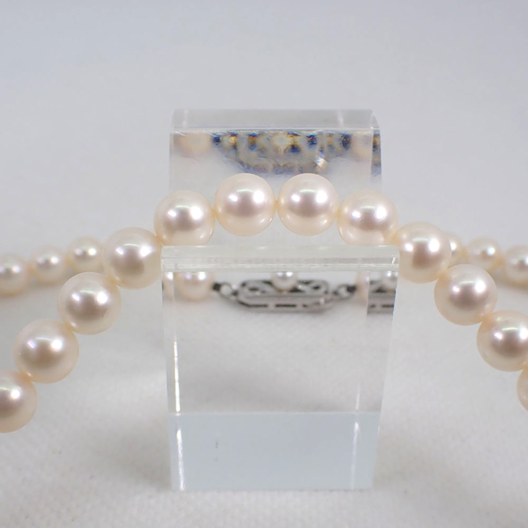 MIKIMOTO(ミキモト)のミキモト K14WG アコヤ真珠 チャーム付き ネックレス[g107-50］ レディースのアクセサリー(ネックレス)の商品写真