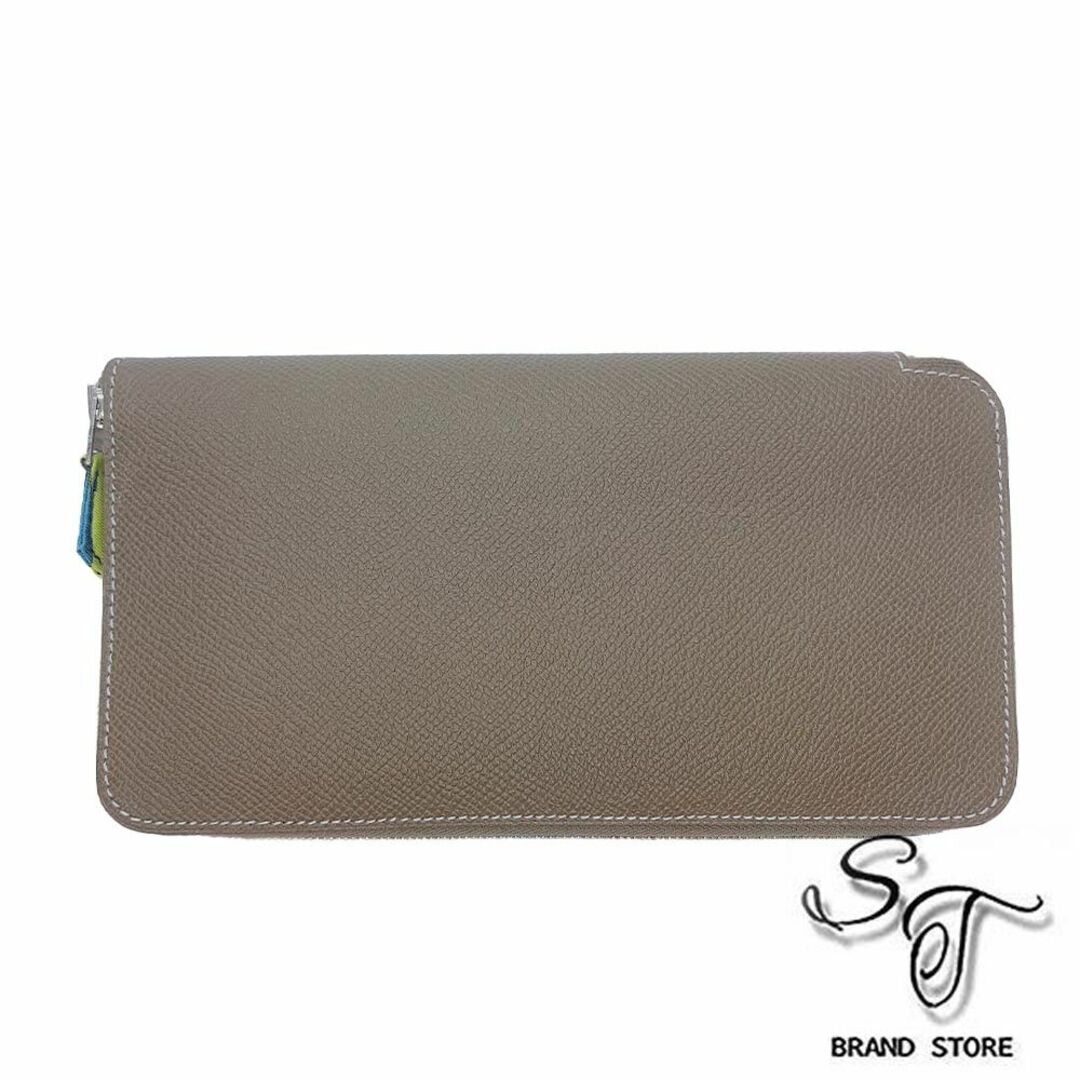 エルメス アザップ シルクイン 長財布 エトゥープ - 財布