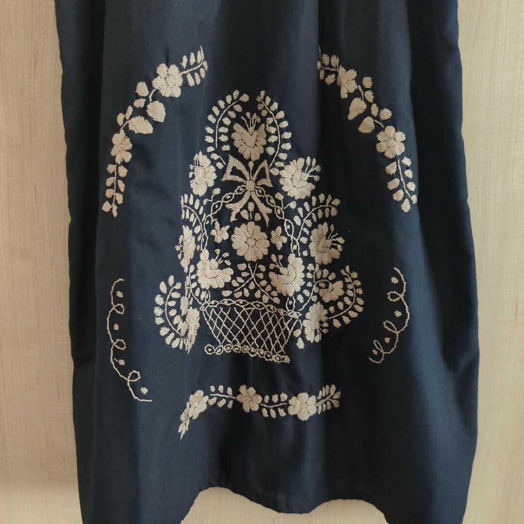 古着屋購入*メキシカンワンピ*刺繍ワンピ*メキシコ刺繍*vintage レディースのワンピース(ひざ丈ワンピース)の商品写真