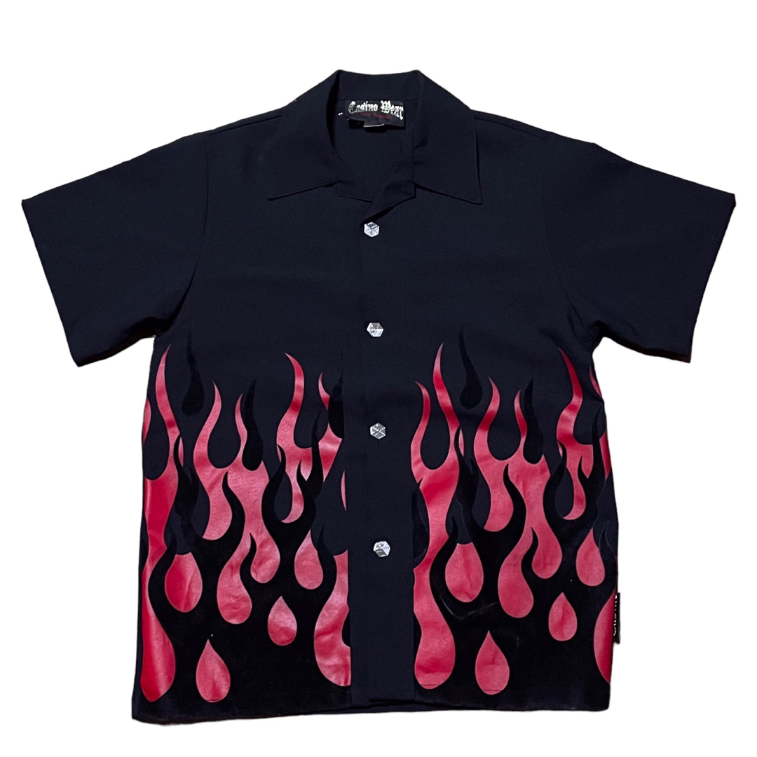 XLARGE(エクストララージ)のCasino Wear Dice Flame S/S Shirt メンズのトップス(シャツ)の商品写真