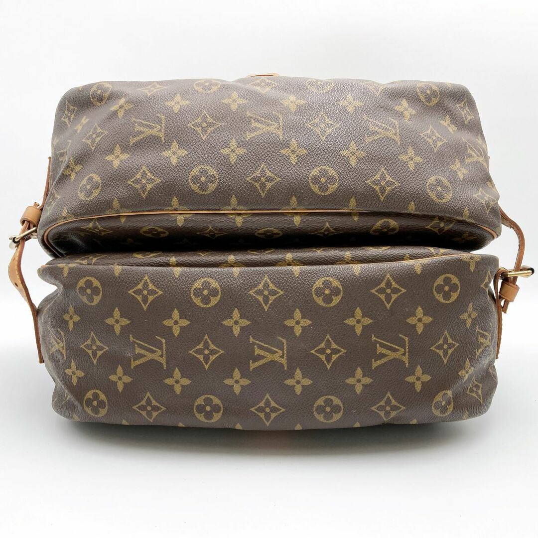 LOUIS VUITTON ルイ・ヴィトン  モノグラム ソミュール35(廃盤)  M42254 ショルダーバッグ バッグ ブラウン PVC レディース USED 4