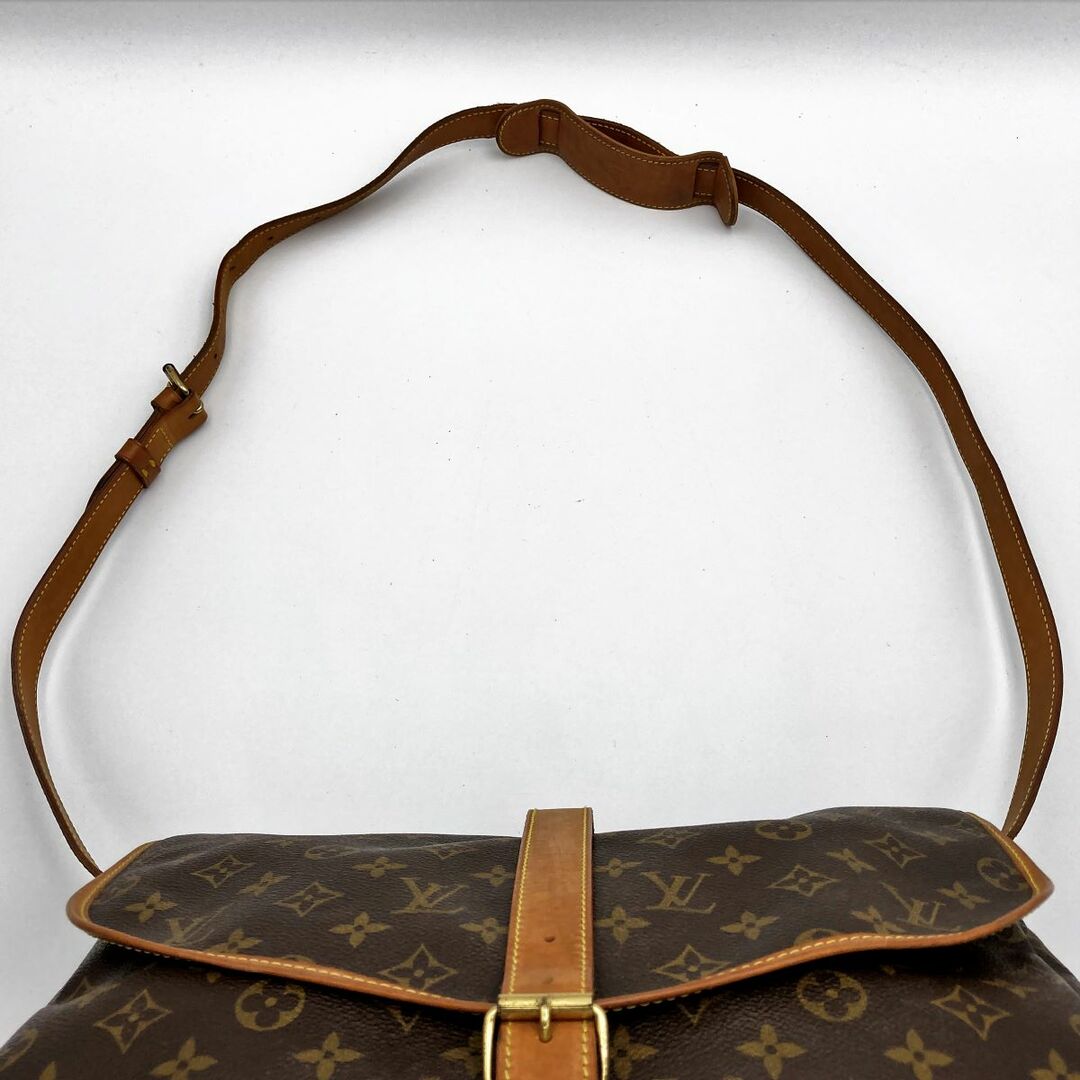 LOUIS VUITTON ルイ・ヴィトン  モノグラム ソミュール35(廃盤)  M42254 ショルダーバッグ バッグ ブラウン PVC レディース USED 7