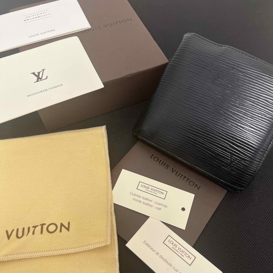 【LOUIS VUITTON】ルイヴィトン ヴィエノア 財布 二つ折り ブラック