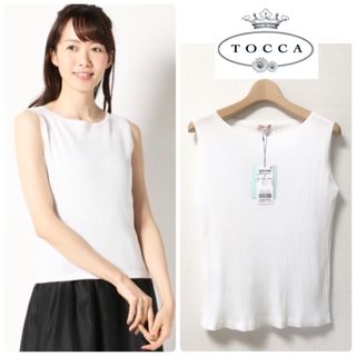 トッカ(TOCCA)の新品 TOCCA 春夏 ノースリーブニット M(ニット/セーター)