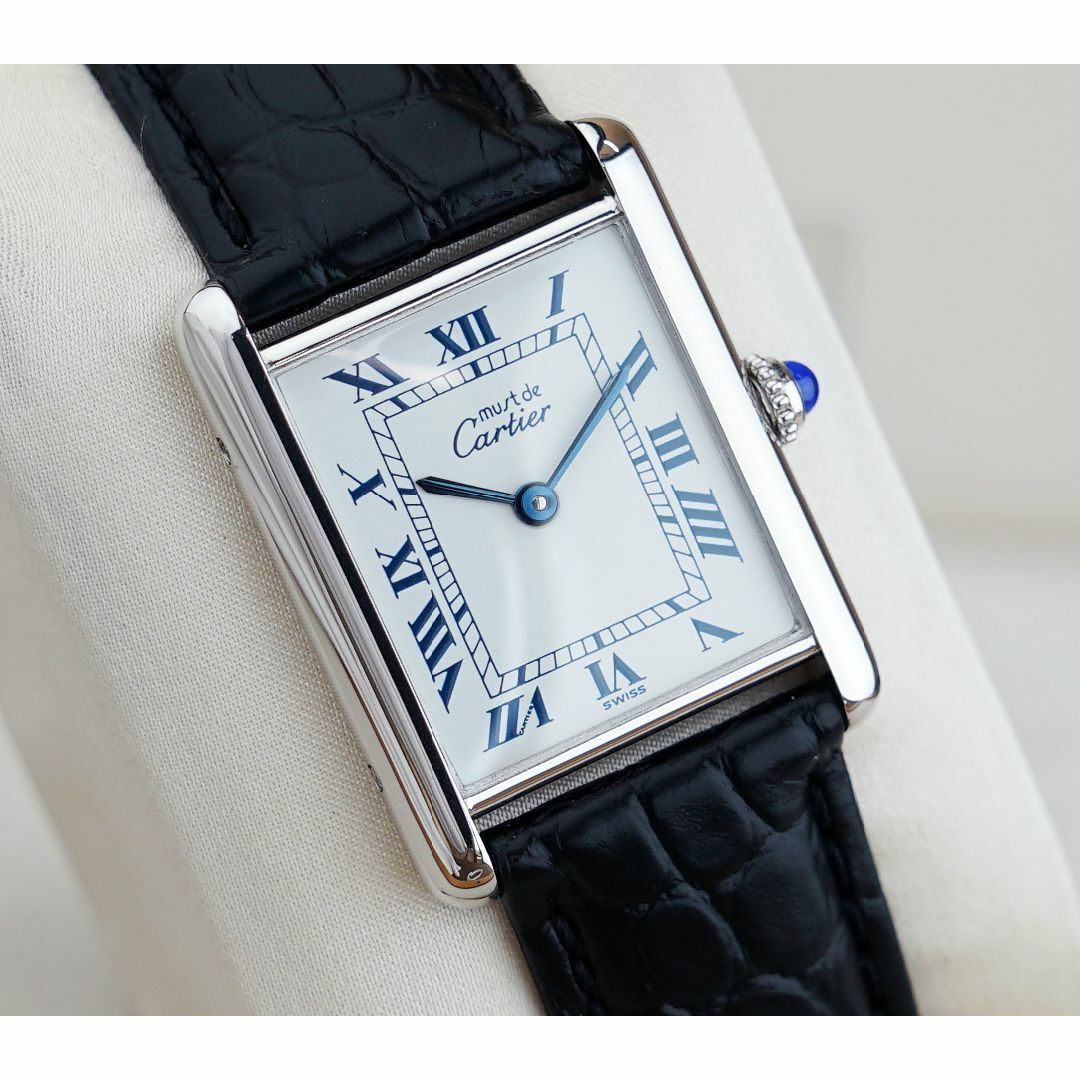 美品 カルティエ マスト タンク シルバー ローマン LM Cartier