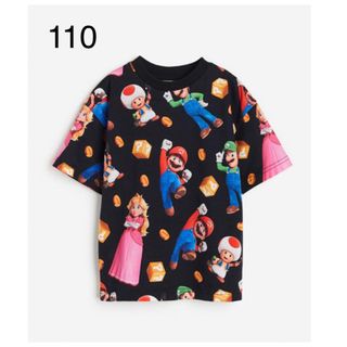 エイチアンドエム(H&M)の専用　スーパーマリオ　Tシャツ　110-115 & ハーフパンツ 110(Tシャツ/カットソー)