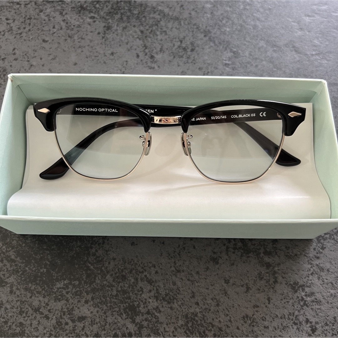 NOCHINO OPTICAL YUGEN #2 メンズのファッション小物(サングラス/メガネ)の商品写真