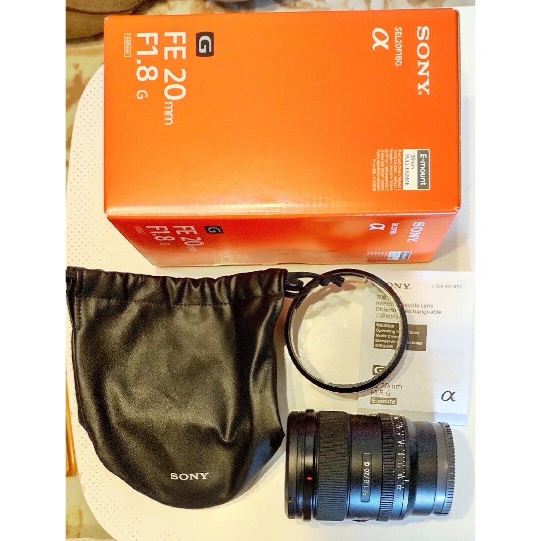 SONY FE 20mm F1.8 G SEL20F18G 単焦点レンズ-