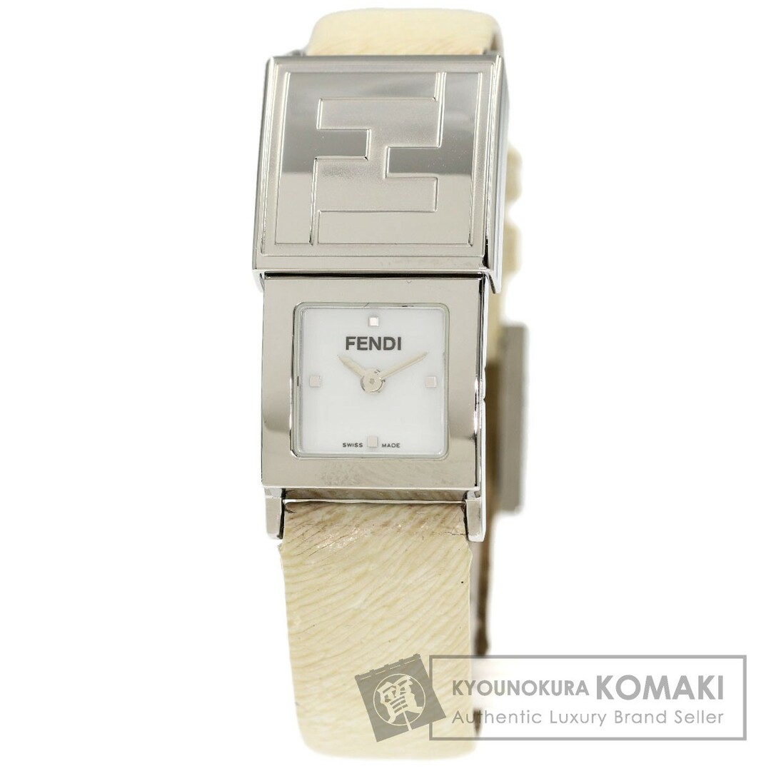 FENDI 5400L  シークレット 腕時計 SS 革 レディース