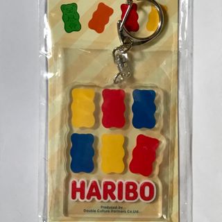 ハリボー(ハリボー)の新品 ハリボー アクリルチャームキーホルダー  HARIBOくじ ベア グミ 熊(キャラクターグッズ)