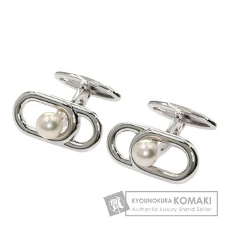 ミキモト(MIKIMOTO)のMIKIMOTO アコヤパール 真珠 カフス SV メンズ(カフリンクス)