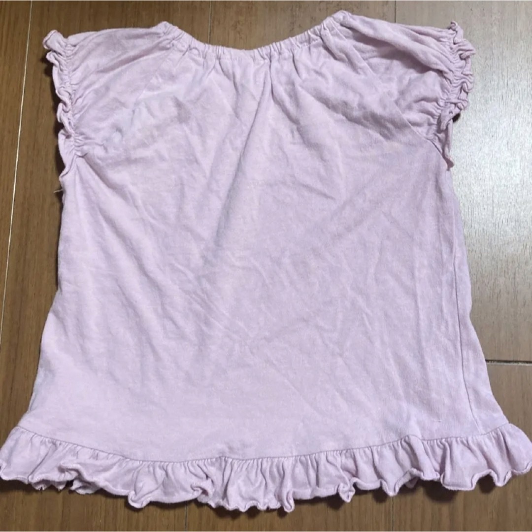 西松屋(ニシマツヤ)の半袖　Tシャツ トップス　110 キッズ/ベビー/マタニティのキッズ服女の子用(90cm~)(Tシャツ/カットソー)の商品写真