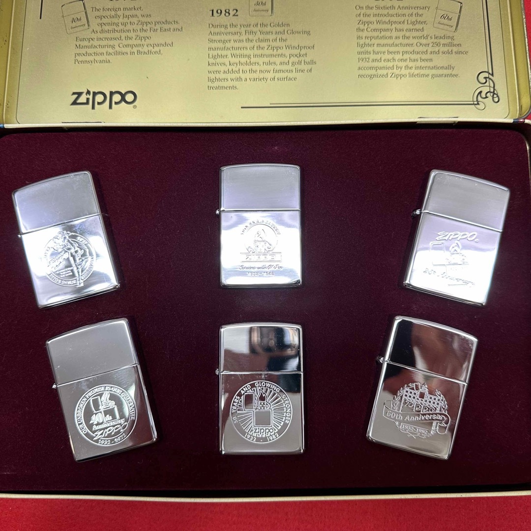 Zippo 60周年記念コレクターズエディション 喫煙具 オイルライター ジッポメンズ