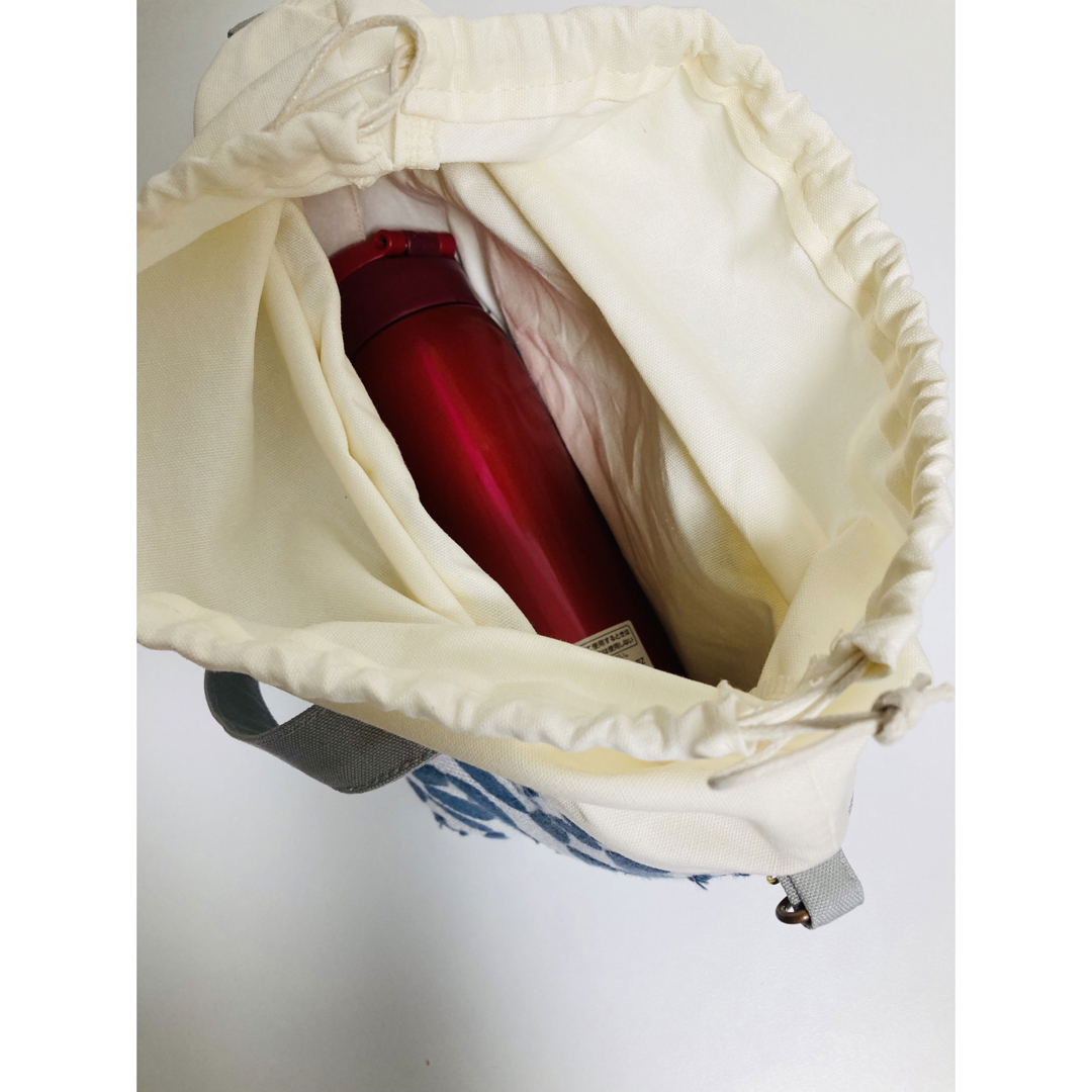 mina perhonen(ミナペルホネン)のミナペルホネンdear  巾着バック　2wayバック　ハンドメイド レディースのバッグ(ショルダーバッグ)の商品写真