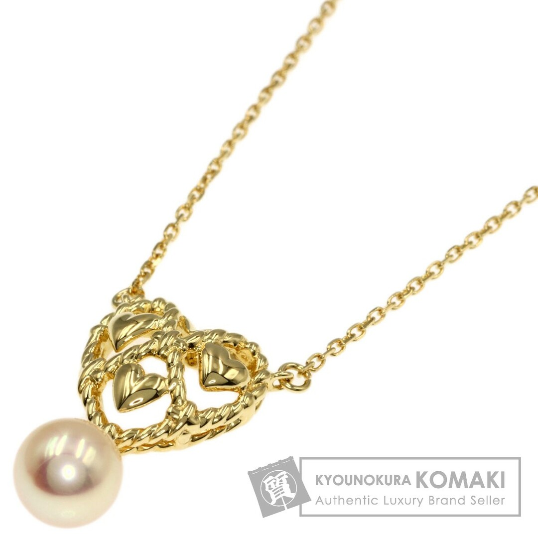 MIKIMOTO パール 真珠 ネックレス K18YG レディース