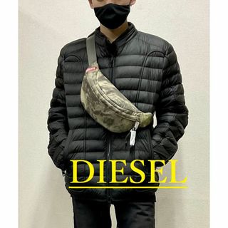 ディーゼル(DIESEL)のディーゼル　ベルトバッグ1123　グリーン カモフラージュ柄　新品　X09372(ボディーバッグ)