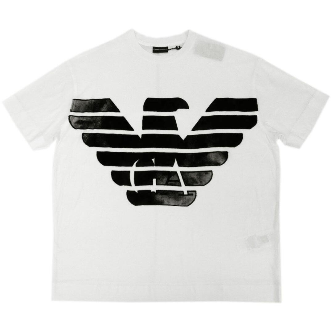 【新品】アルマーニ Tシャツ EA7 ホワイト XXLサイズ 04519コットン100％