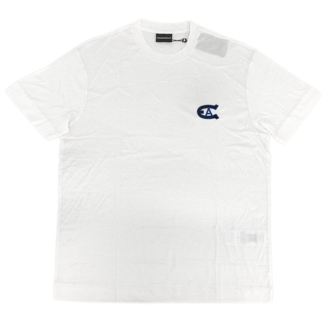 【新品】アルマーニ Tシャツ 6K1TE0 オフホワイト Lサイズ 41201