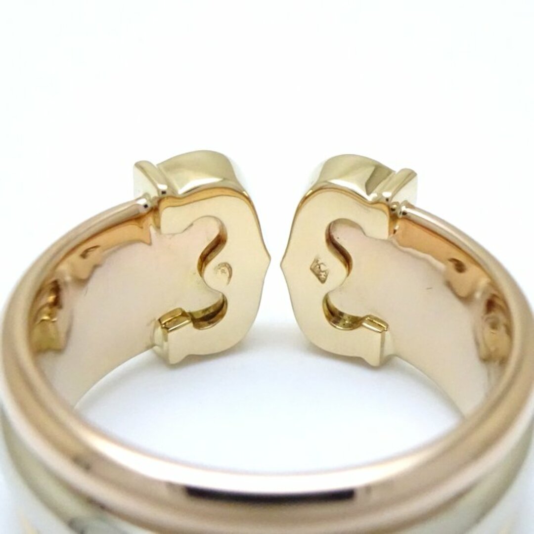 カルティエ CARTIER 2C リング 指輪 #55 15.5号 K18スリーカラー
