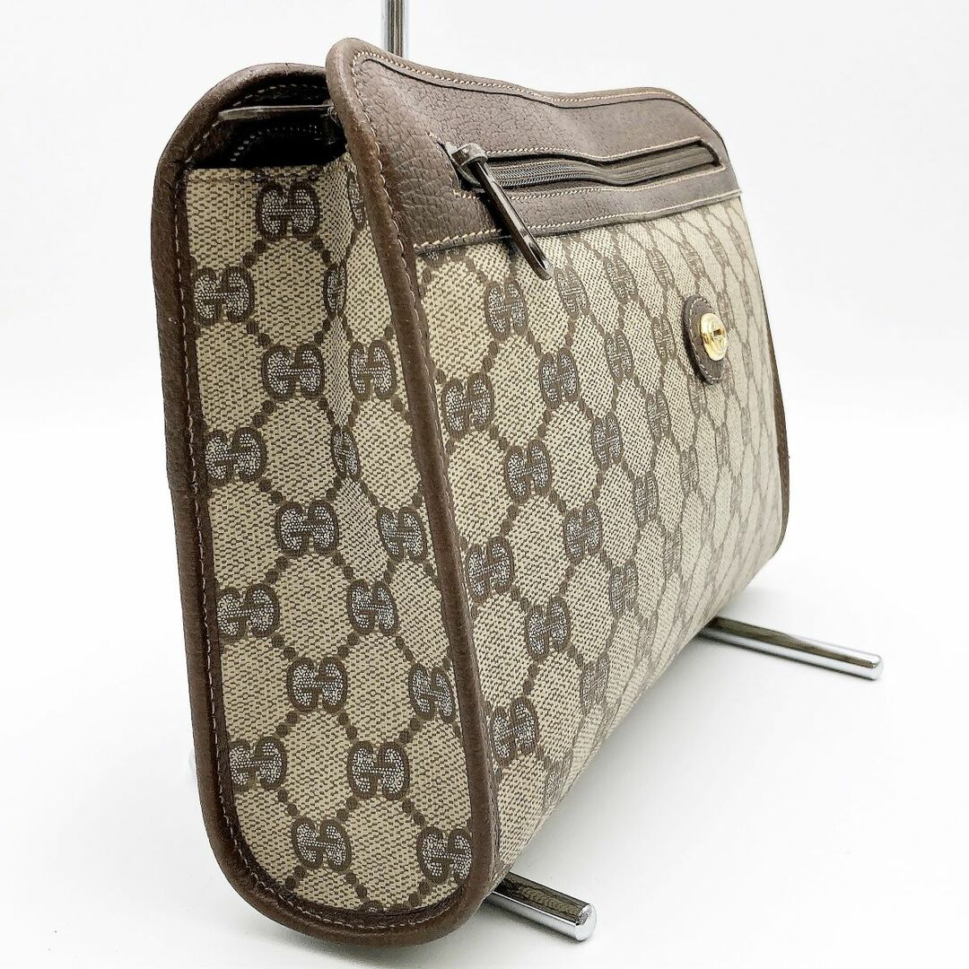 Gucci - GUCCI グッチ オールドグッチ GG柄 クラッチバッグ セカンド
