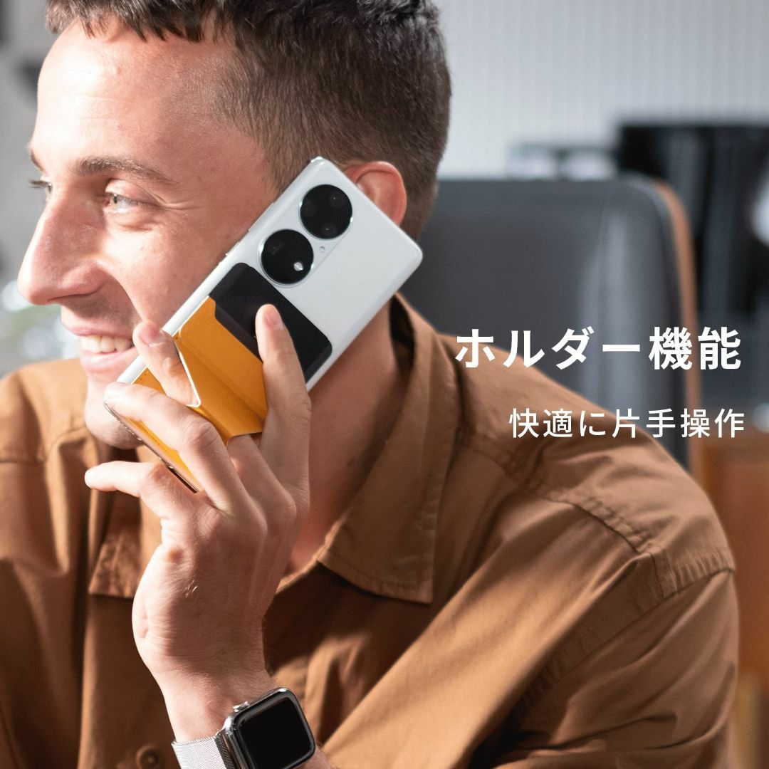 【色: ジェットブラック】MOFT公式直営店スマホスタンド 粘着式 3 in 1 7