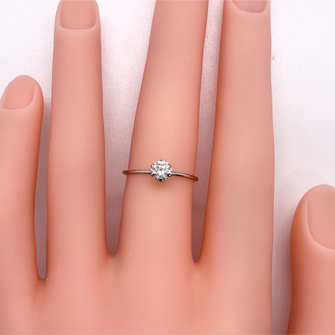 新品】プラチナ 天然ダイヤモンド リング0.367ct | www.talentchek.com