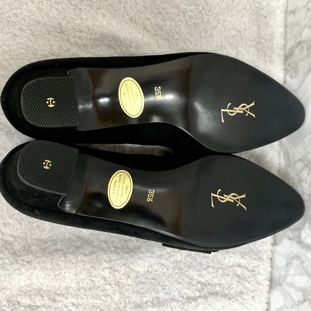 Yves Saint Laurent(イヴサンローラン)のイヴ サンローラン　パンプス　ブラック　22.5センチ　未使用品 レディースの靴/シューズ(ハイヒール/パンプス)の商品写真