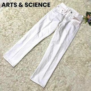 ARTS \u0026 SCIENCE レディース パンツ コットン100% 白 26