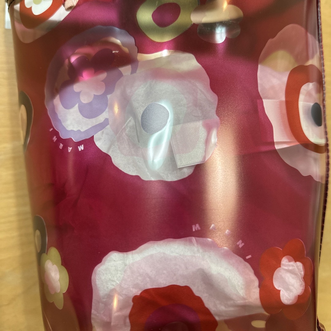 Marni - 新品 MARNIマルニ バスケットバッグ トートバッグ 花の通販 by