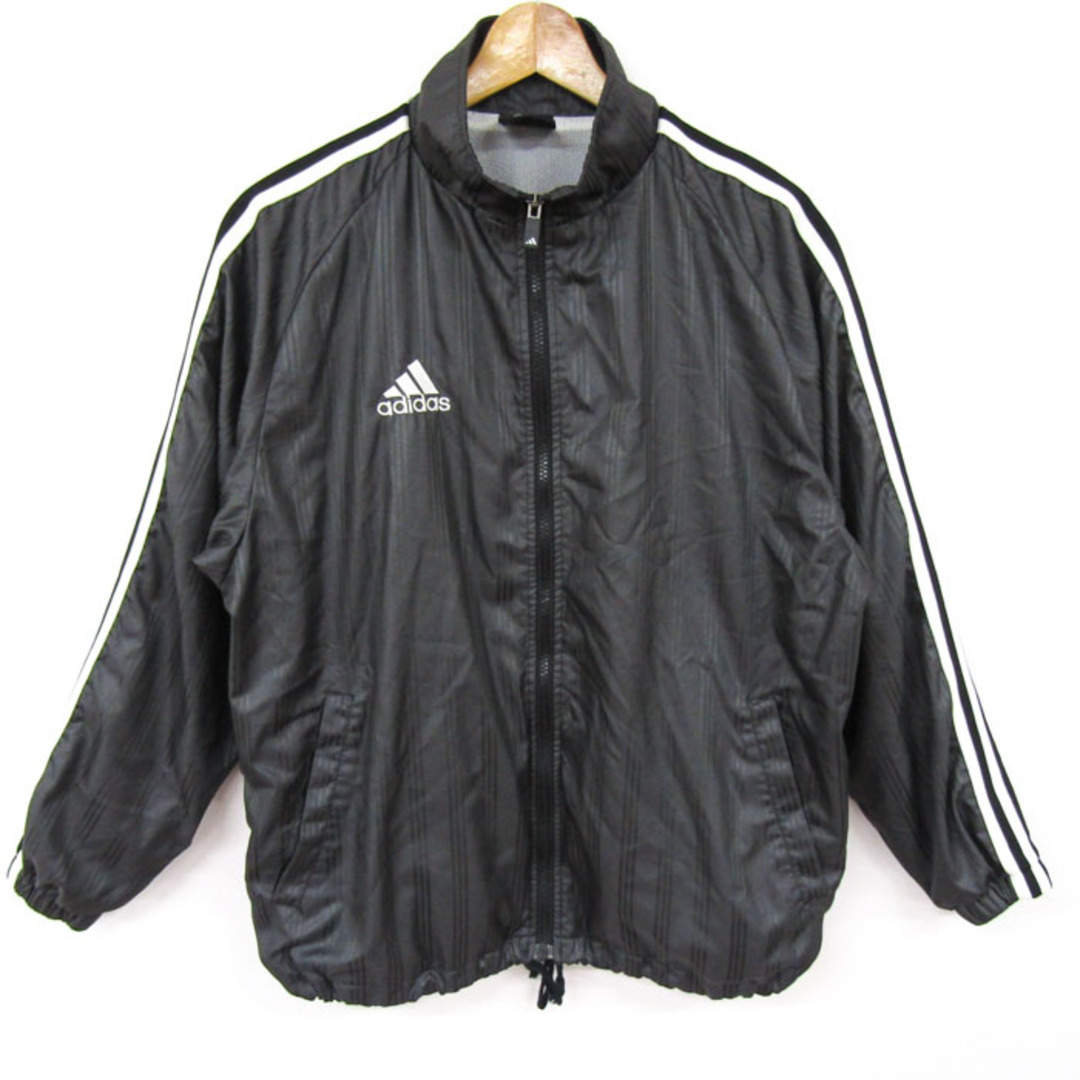 m453◆adidas◆ナイロンジャケット◆グレー◆Sサイズ