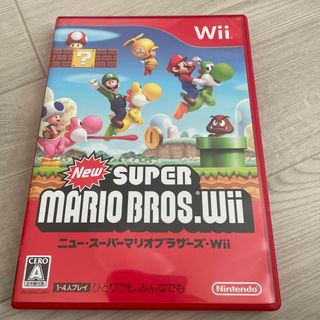 ウィー(Wii)のNew スーパーマリオブラザーズ Wii Wii マリオ　スーパー　ブラザーズ(家庭用ゲームソフト)