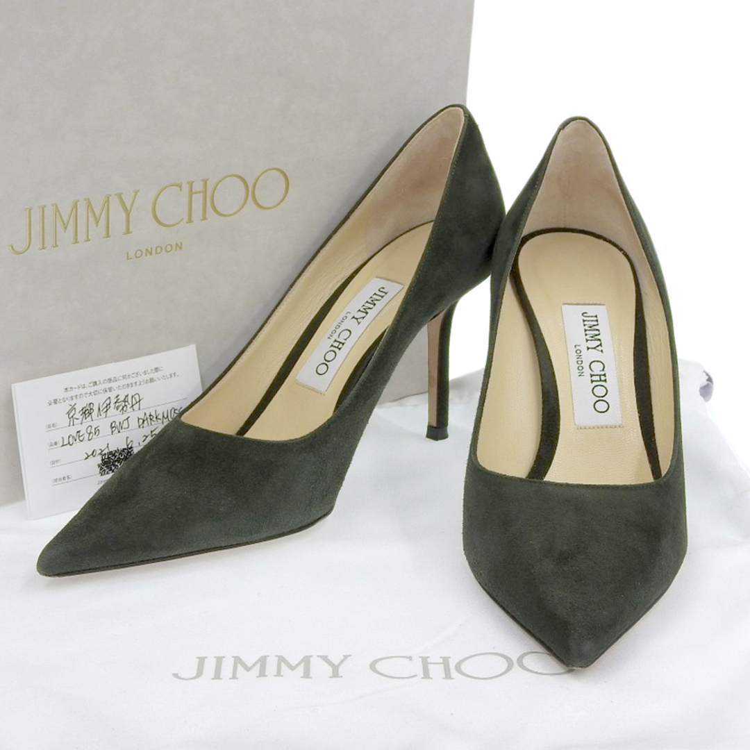 JIMMY CHOO LOVE85 ジミーチュウ エナメルパンプス 23.5cm-