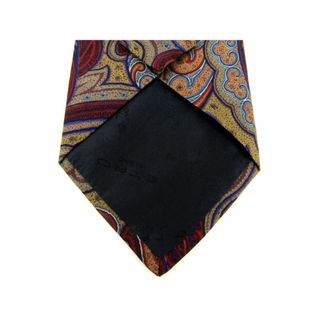 ■新品■未使用■ ETRO エトロ シルク100% ペイズリー柄 ネクタイ ビジネス 紳士 メンズ レッド系×マルチカラー BD9022