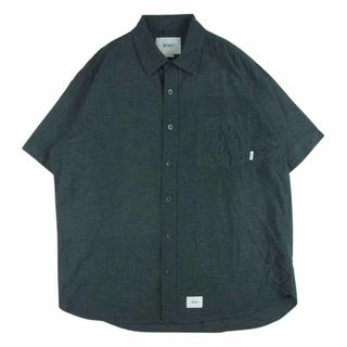 ダブルタップス(W)taps)のWTAPS ダブルタップス 181GWDT-SHM04 CHANBRAY シャンブレー 半袖 シャツ グレー系 03【中古】(シャツ)