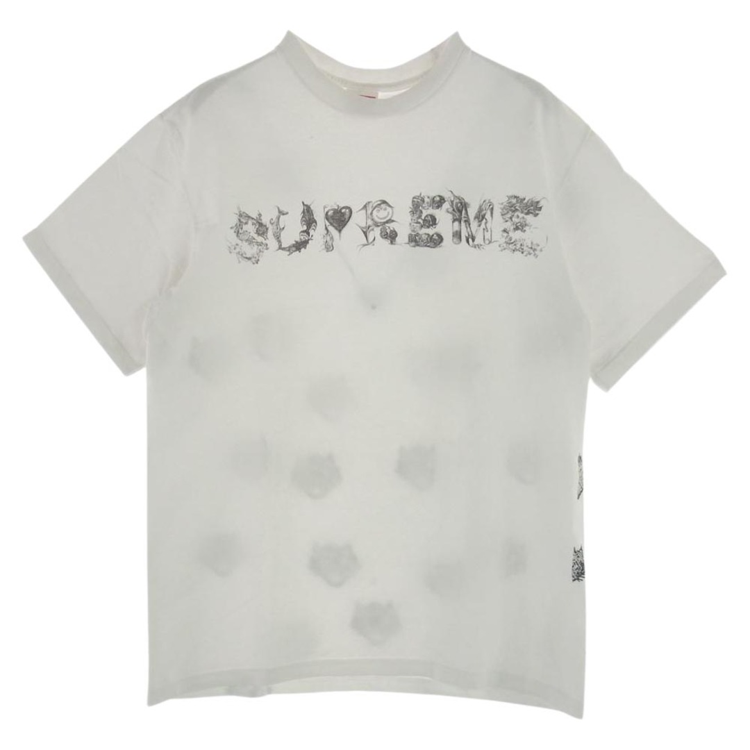 Supreme シュプリーム カットソー 20SS Morph S/S Tee Keegan Dakkar キーガン・ダッカー ロゴ プリント Tシャツ ホワイト系 S