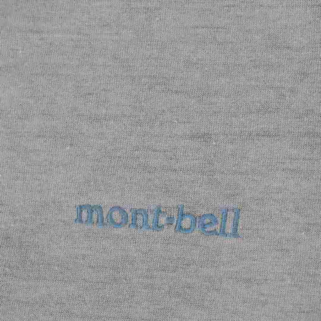 mont bell(モンベル)のモンベル Tシャツ 半袖 WIC.ラグランT ロゴ刺繍 アウトドア トップス S相当 メンズ ブルー mont-bell メンズのトップス(Tシャツ/カットソー(半袖/袖なし))の商品写真