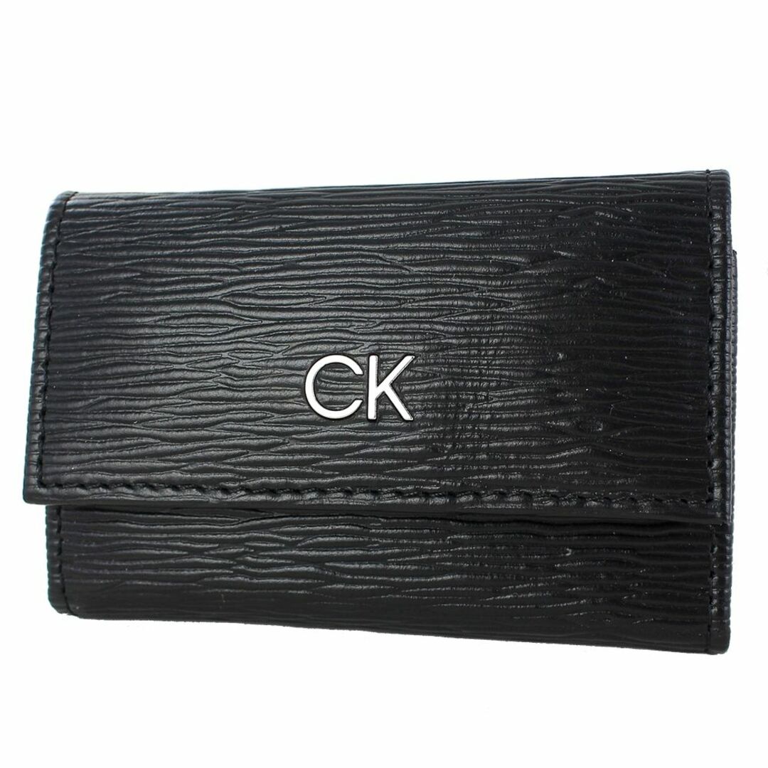 Calvin Klein(カルバンクライン)のカルバンクライン キーケース メンズ ブランド ブラック 誕生日プレゼント 男性 メンズのファッション小物(キーケース)の商品写真
