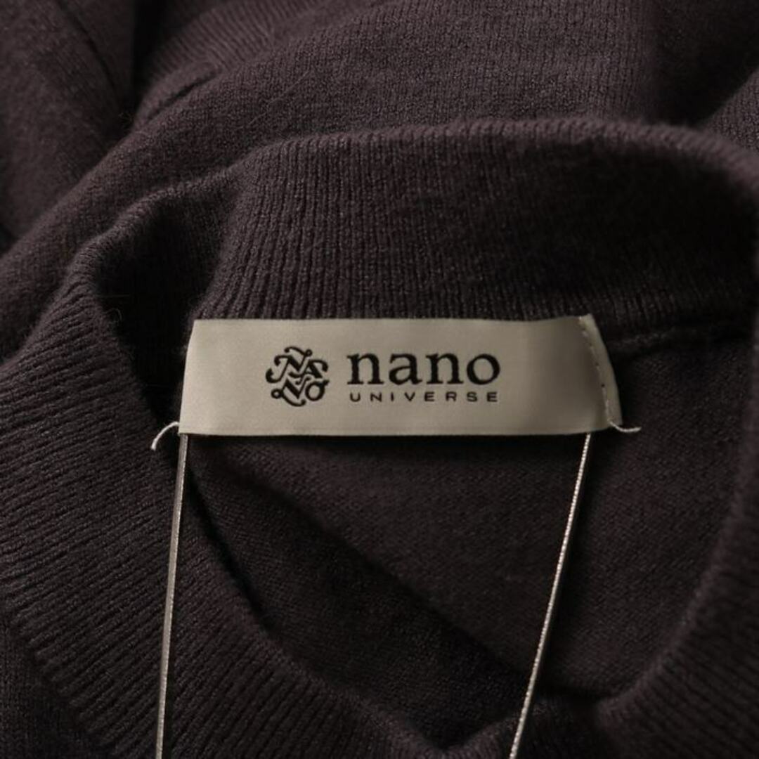 nano・universe(ナノユニバース)のナノユニバース ニットワンピース ノースリーブ プリーツ ロングワンピース 無地 レディース 36サイズ ネイビー nano universe レディースのワンピース(その他)の商品写真