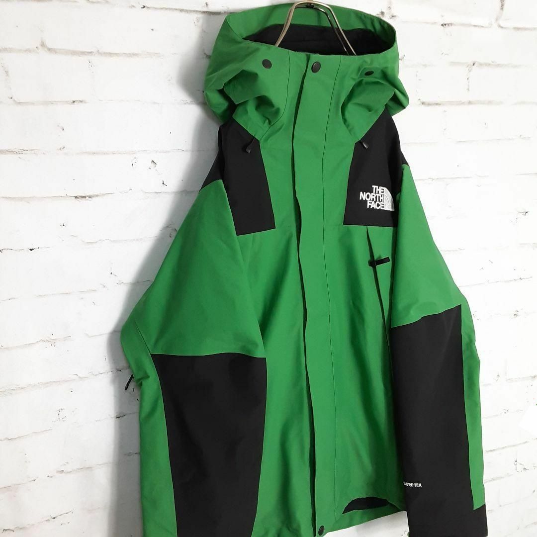 最高デザイン!! GORE-TEX ノースフェイス マウンテンパーカー グリーン