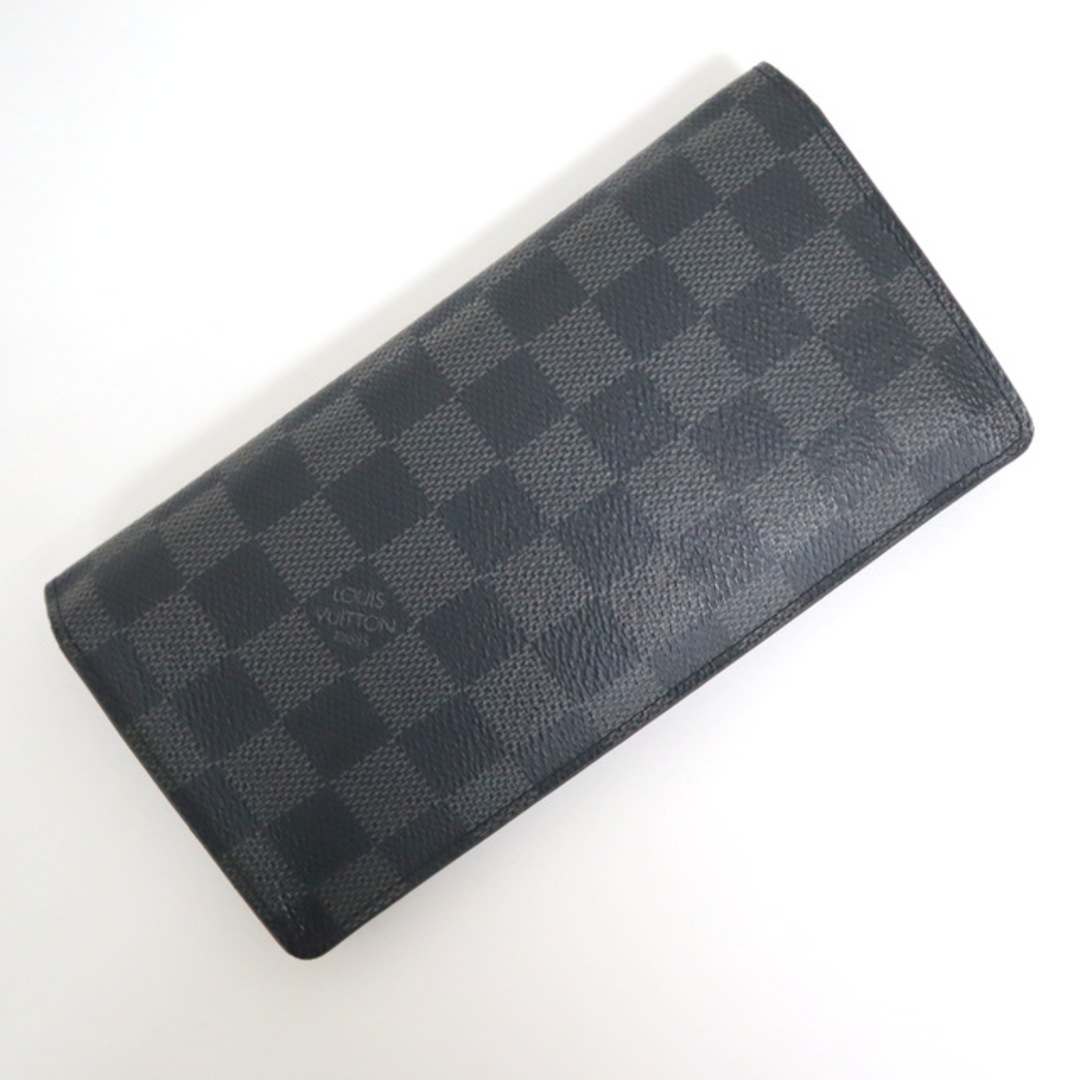 【LOUIS VUITTON】ルイヴィトン ポルトフォイユ・ブラザ 長財布 ダミエ グラフィット N62665 CA4198/tg1235