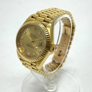 ロレックス ROLEX デイトジャスト 金無垢 69178 自動巻き デイト両方回転 腕時計 K18 ゴールド