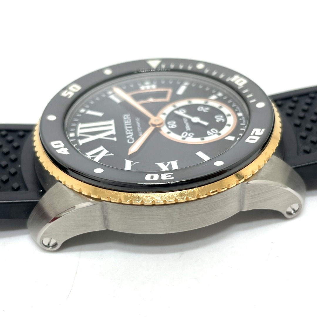 Cartier(カルティエ)のカルティエ CARTIER ダイバー デイト W7100055 カリブル ドゥ カルティエ 自動巻き 腕時計 SS/YG シルバー/ゴールド メンズの時計(腕時計(アナログ))の商品写真