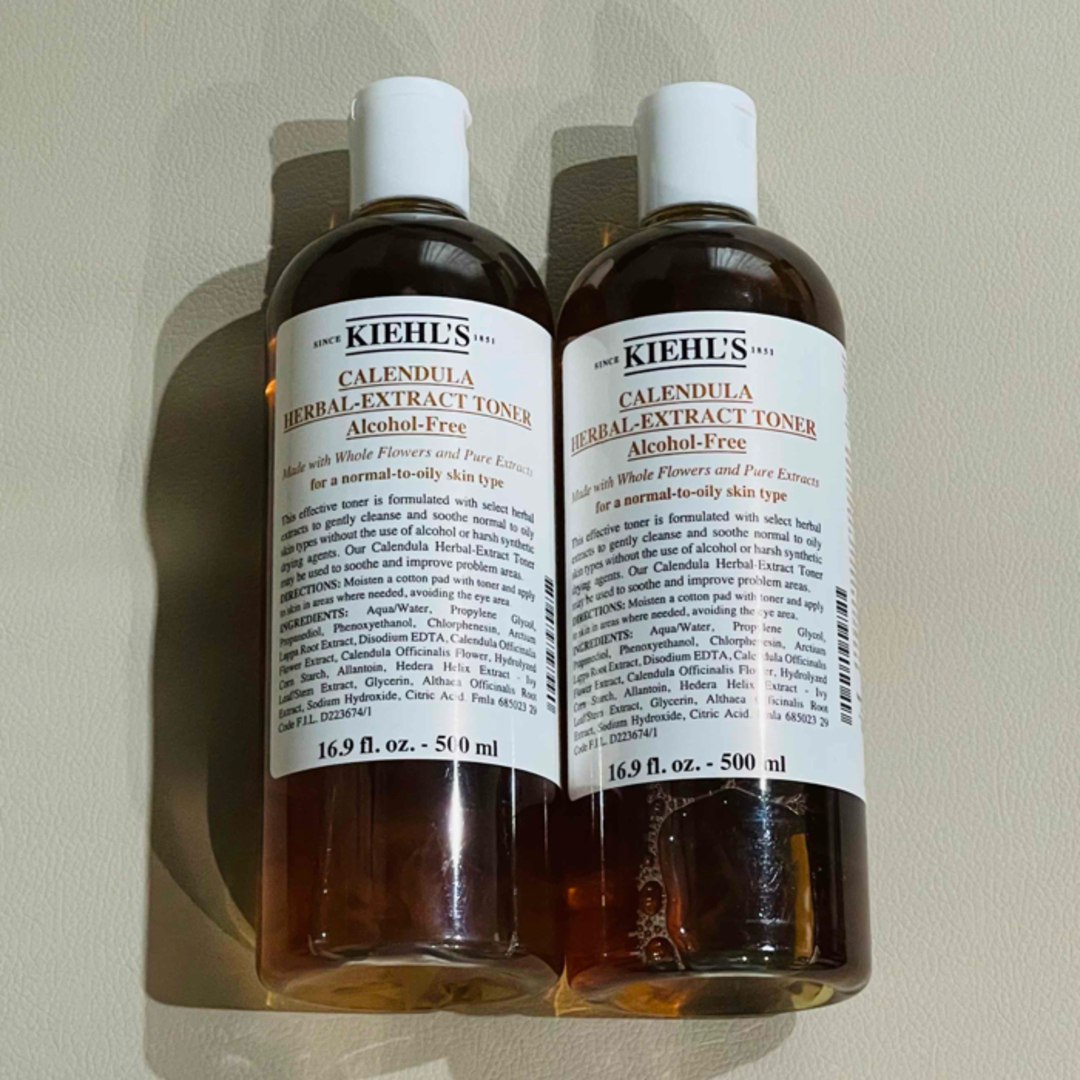 Kiehls ハーバルトナー　500ml  2本セット　アルコールフリー