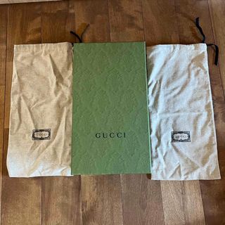 グッチ(Gucci)のGUCCI グッチ 箱 巾着 袋 セット  ボックス シューズボックス(ショップ袋)