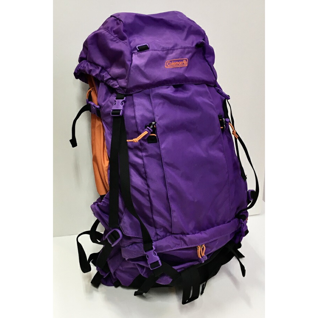 Coleman Mt.Trek 55 コールマン マウントトレック バックパック アウトドア 登山 パープル オレンジ 旅行 2泊3日 トレッキング【004】