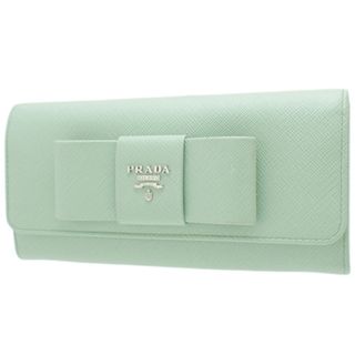 プラダ サフィアーノ 財布(レディース)(グリーン・カーキ/緑色系)の