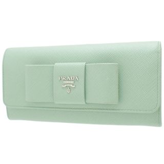 【お値下げ】PRADA サフィアーノ　財布　緑